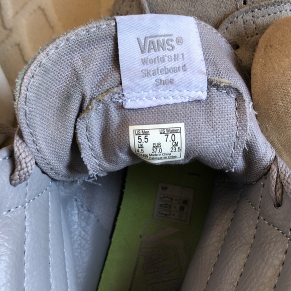 VANS SK8 Hi Slim Zip Skateboard Unisex Sneakers Women Size 7 Men Size 5.5 - Picture 8 of 12